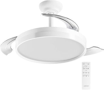 Ventilador de Techo LED Silencioso con Luz Regulable